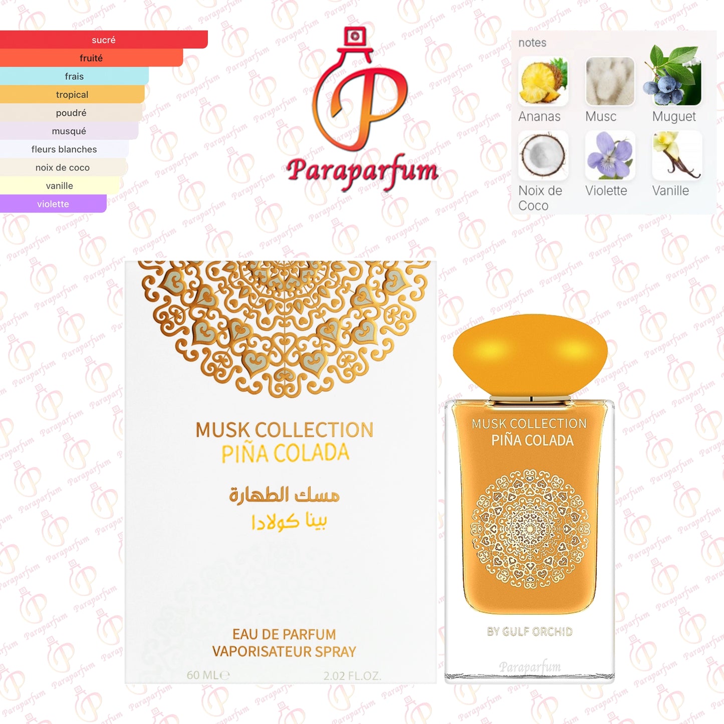 Musk Piña Colada Gulf Orchid 60ml