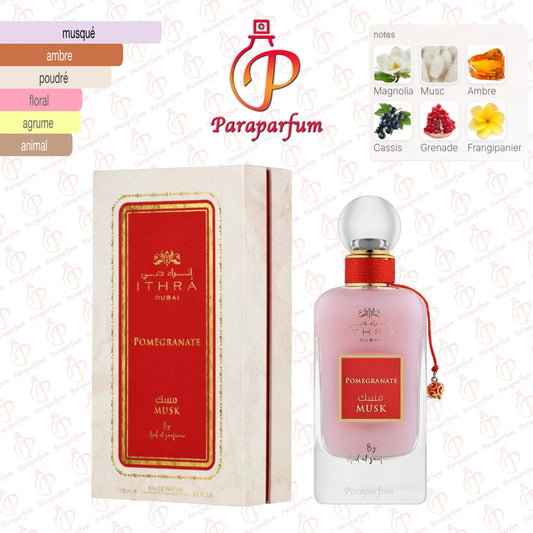 Musk Pomegranate Ithra Dubai Ard Al Zaafaran 100ml