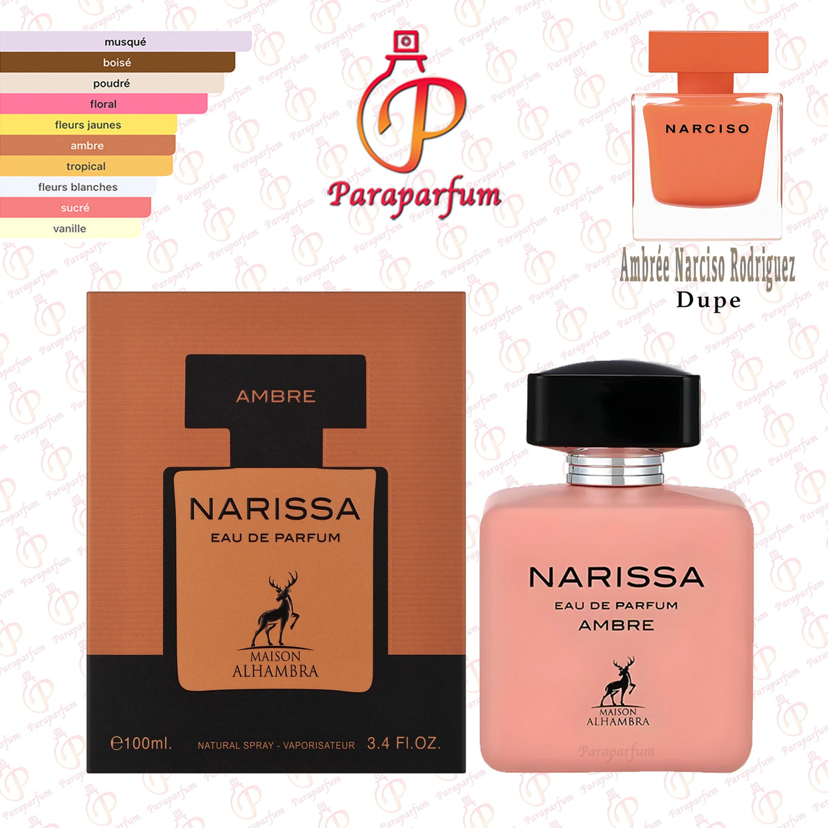 Narissa Ambre Maison Alhambra 100ml