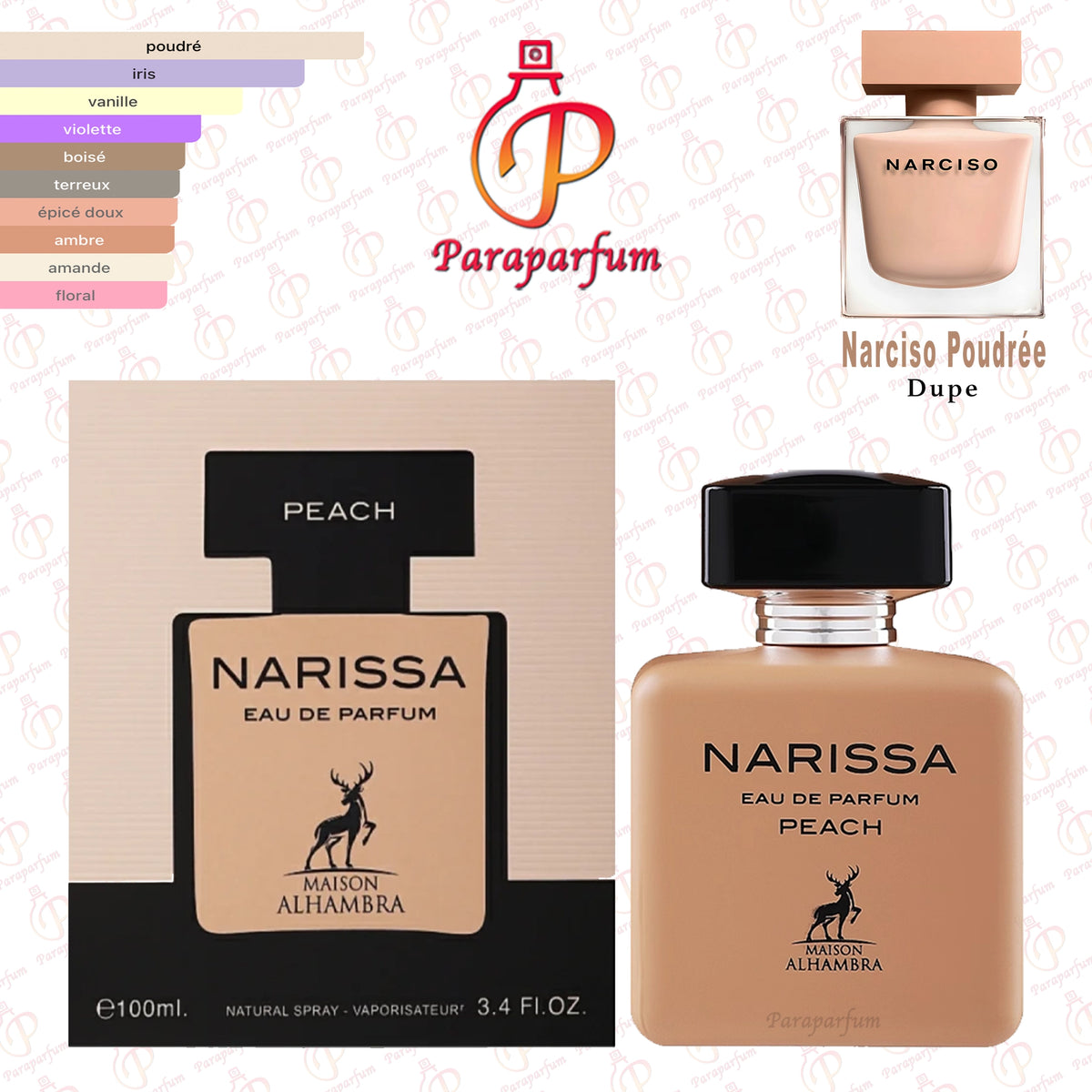 Narissa Peach Maison Alhambra 100ml