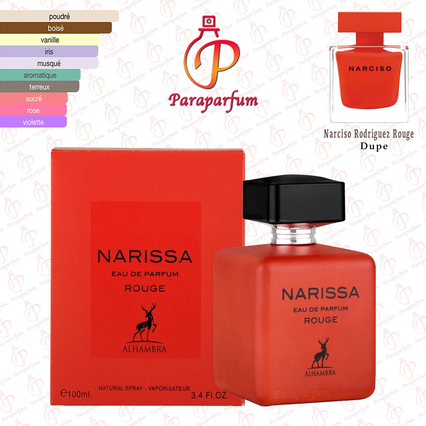 Narissa Rouge Maison Alhambra 100ml