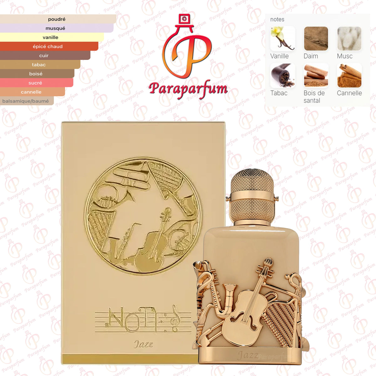 Notes Jazz Fragrance World 100ml