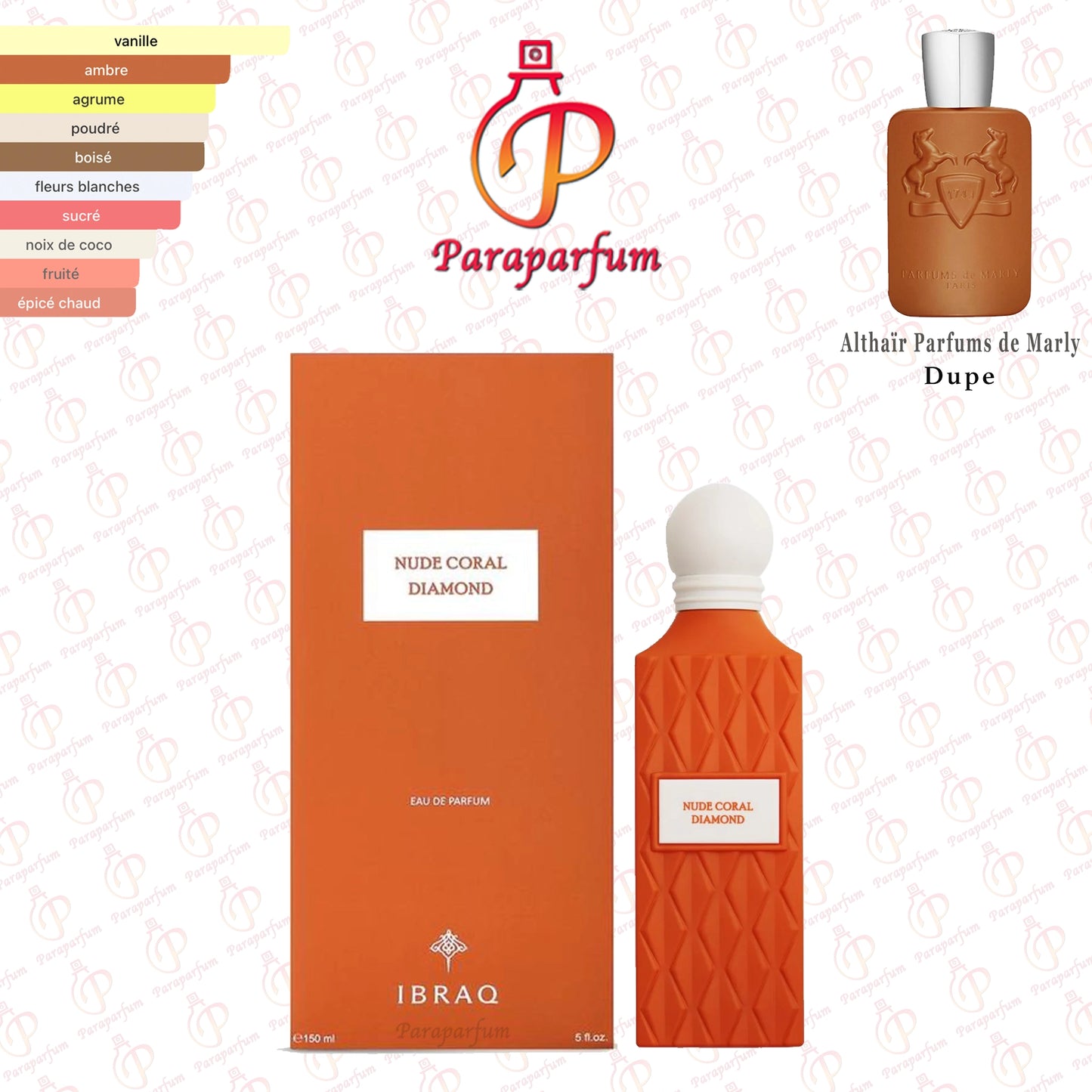 Nude Coral Diamond Ibraheem Al Qurashi 150ml
