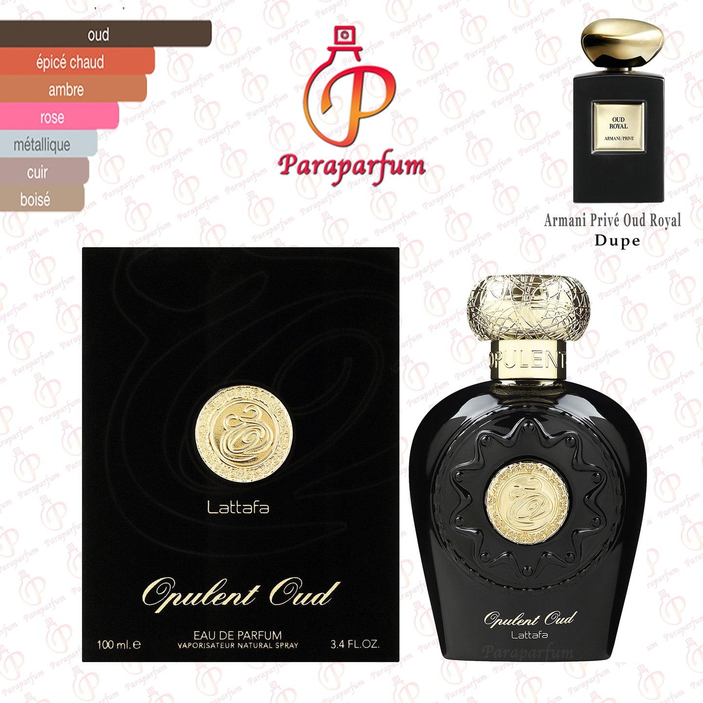 Opulent Oud Lattafa 100ml