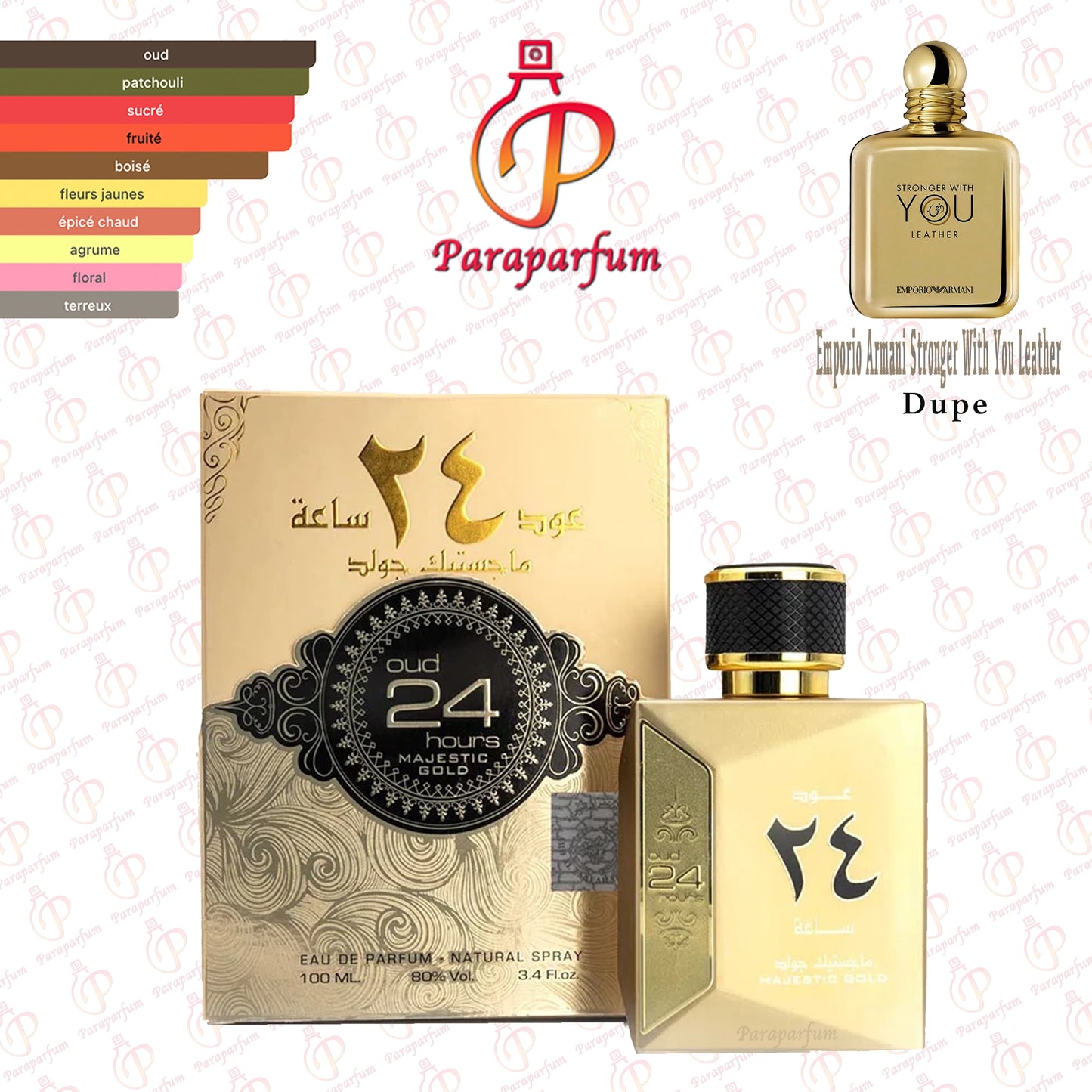 Oud 24 Hours Majestic Gold Ard Al Zaafaran 100ml