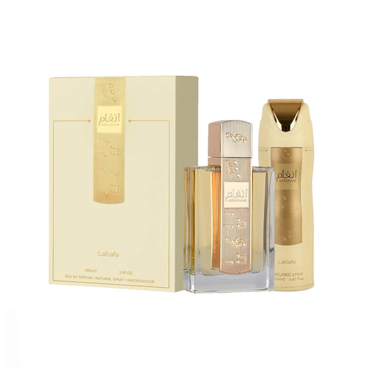Pack Angham Lattafa Eau de parfum + Body Spray 200ml