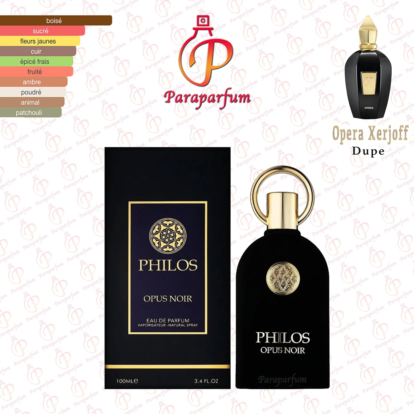 Philos Opus Noir Maison Alhambra 100ml