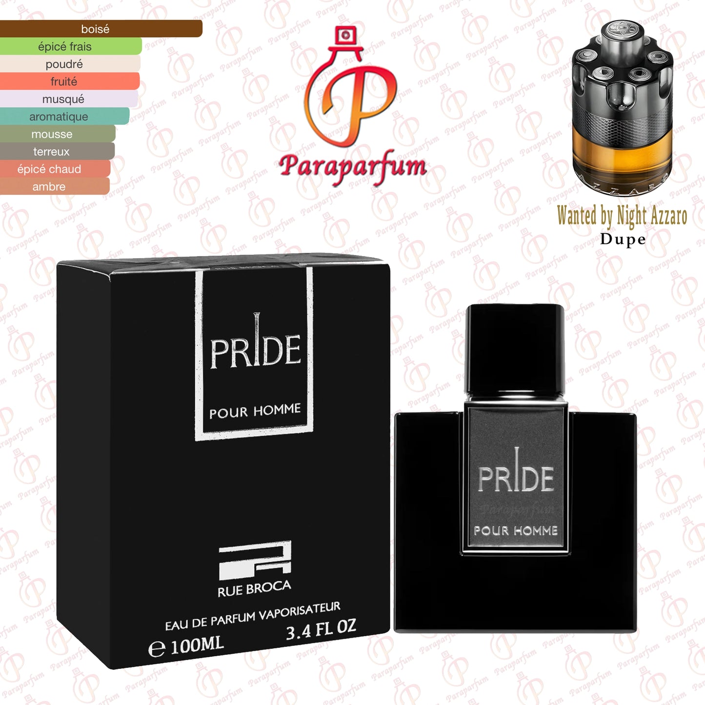 Pride Pour Homme Rue Broca 100ml