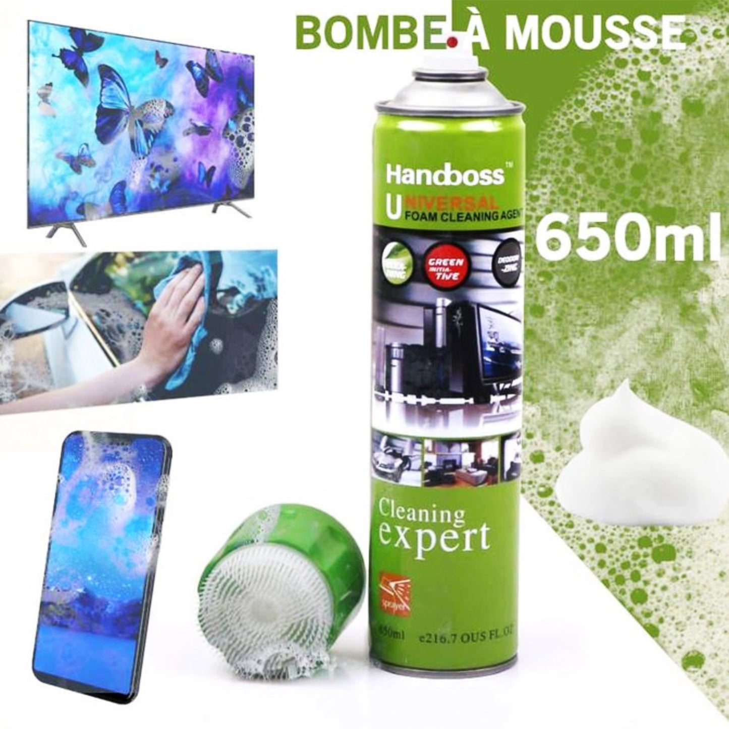 Produit de nettoyage Handboss Mousse 650ml