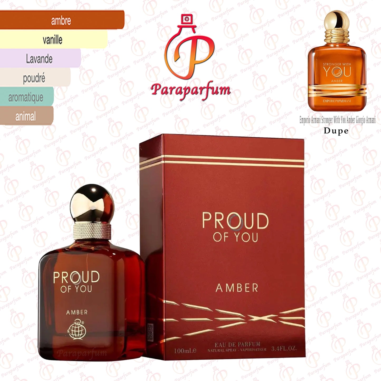 Proud of You Amber Fragrance World 100ml