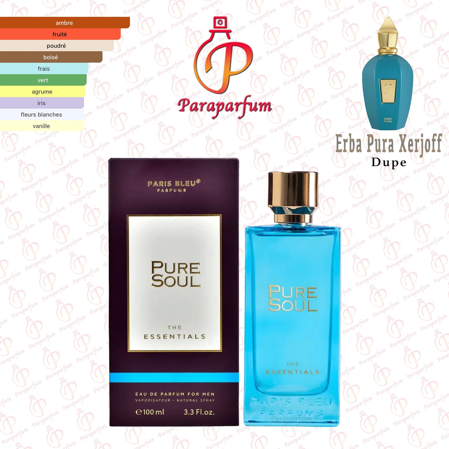 Pure Time Paris Bleu 100ml