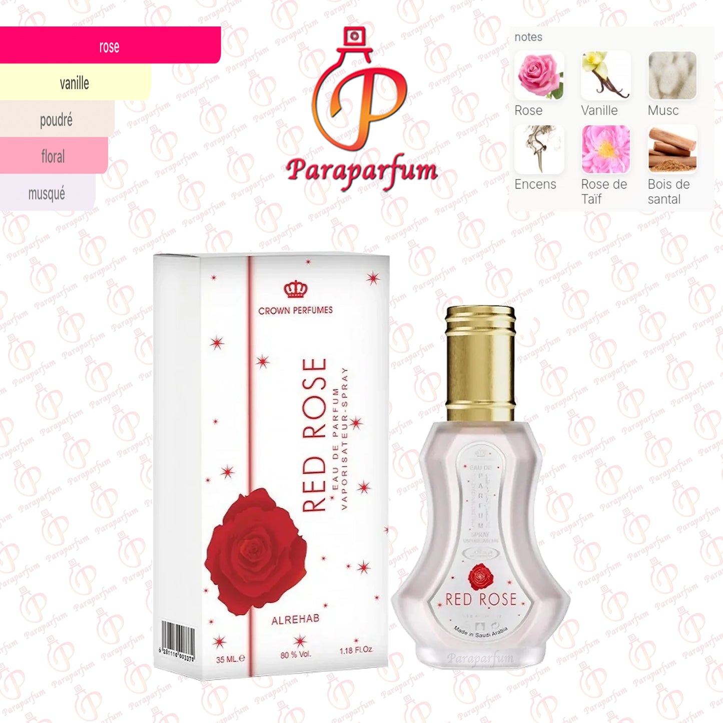Red Rose Al Rehab 35ml