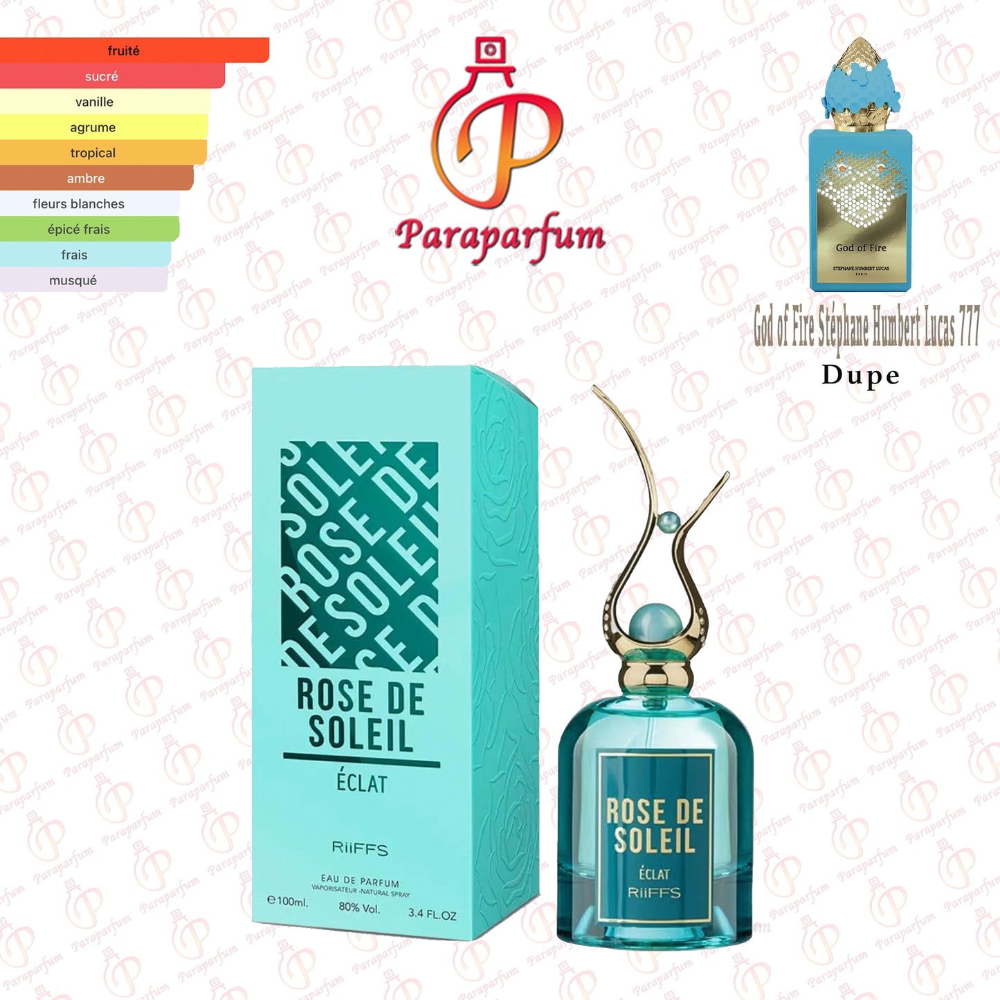 Rose de Soleil Éclat Riiffs 100ml