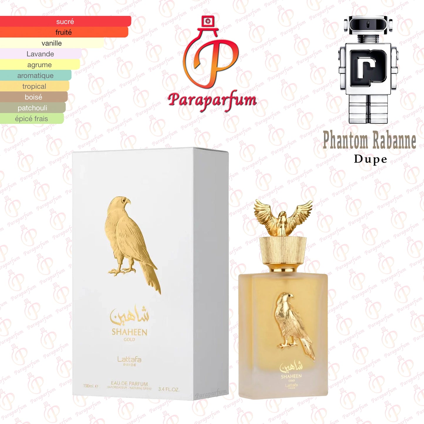 Shaheen Gold Lattafa 100ml