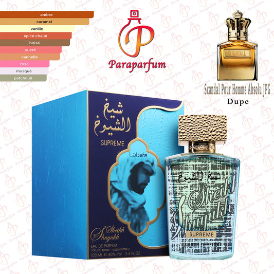 Sheikh Al Shuyukh Supreme Lattafa 100ml