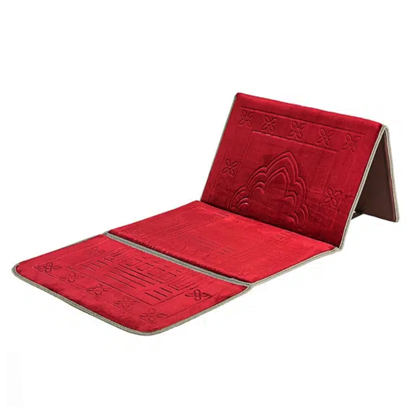 Tapis de prière pliable avec dossier