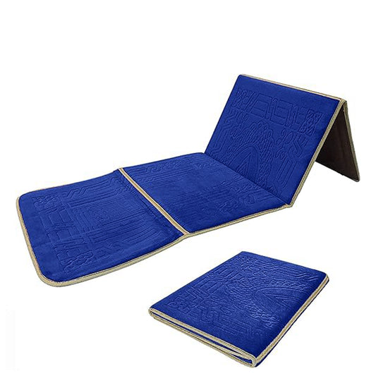 Tapis de prière pliable avec dossier