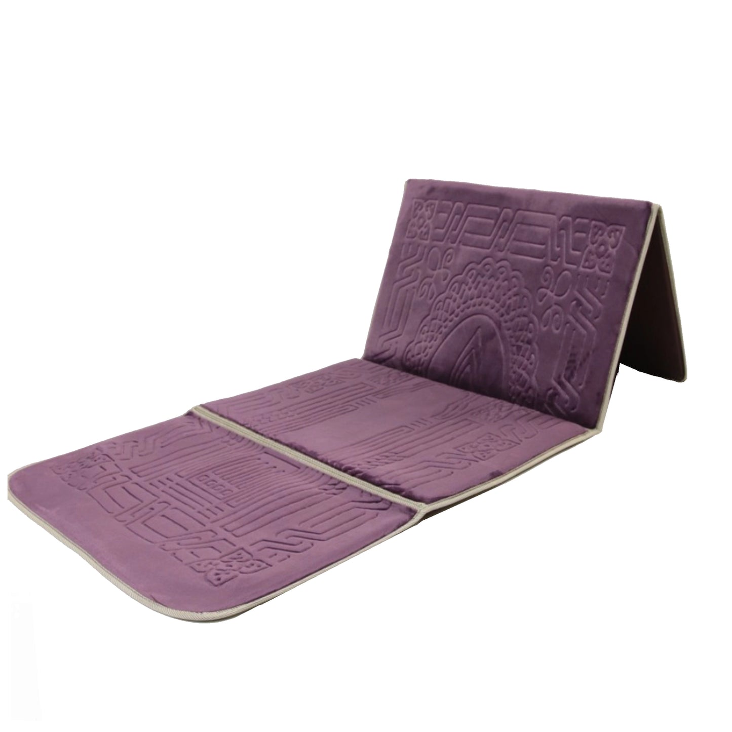 Tapis de prière pliable avec dossier