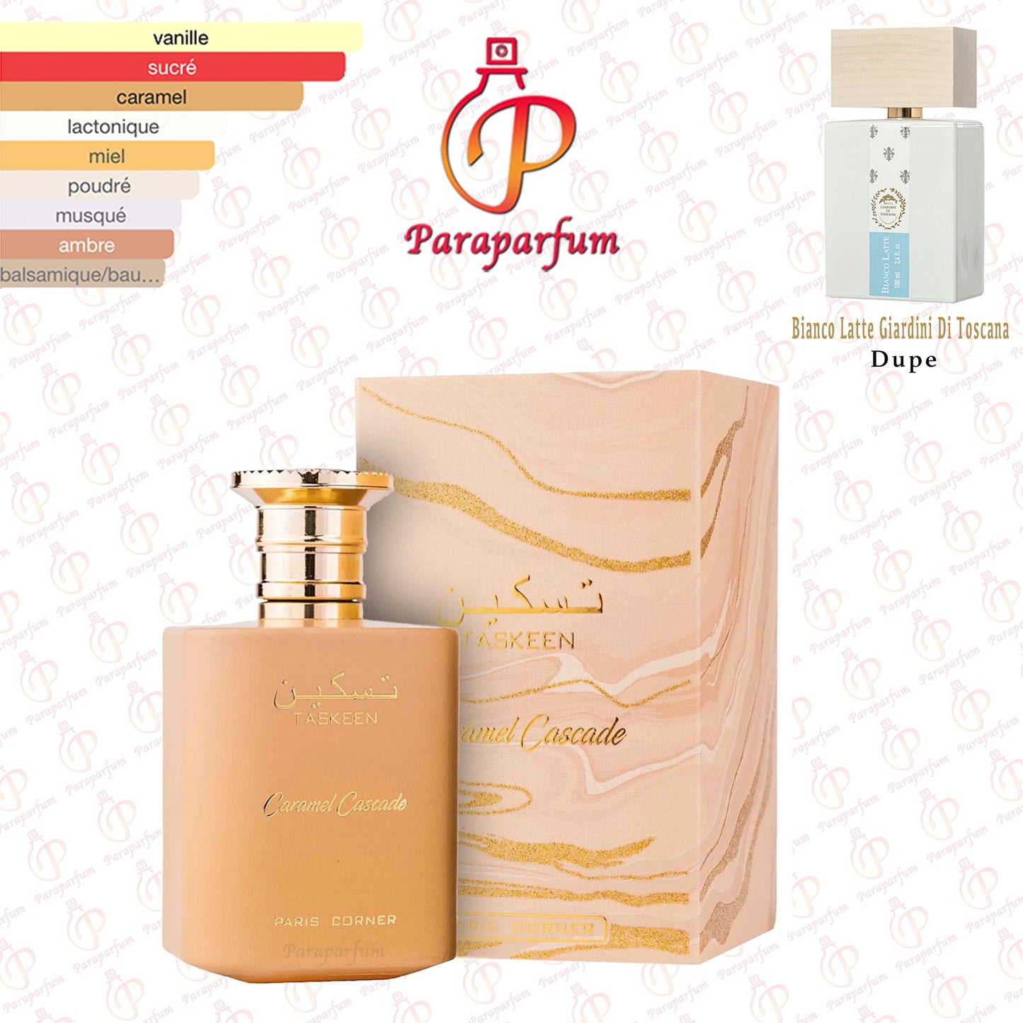 Taskeen Caramel Cascade Paris Corner 100ml