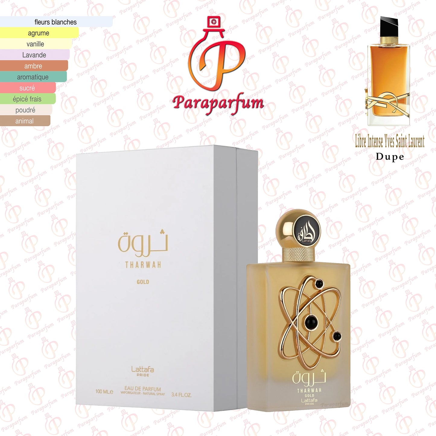 Tharwah Gold lattafa 100ml