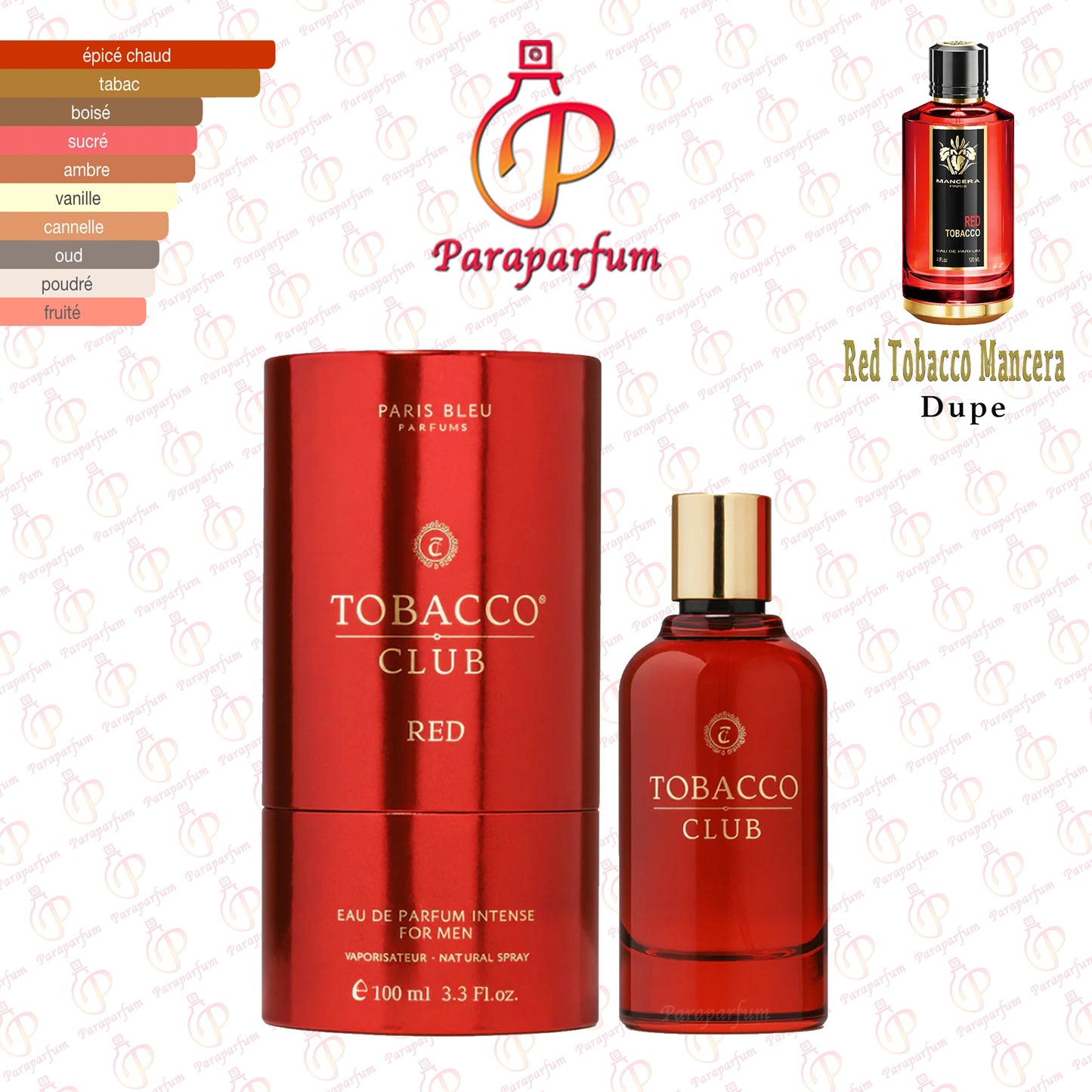 Tobacco Club Red Paris Bleu 100ml