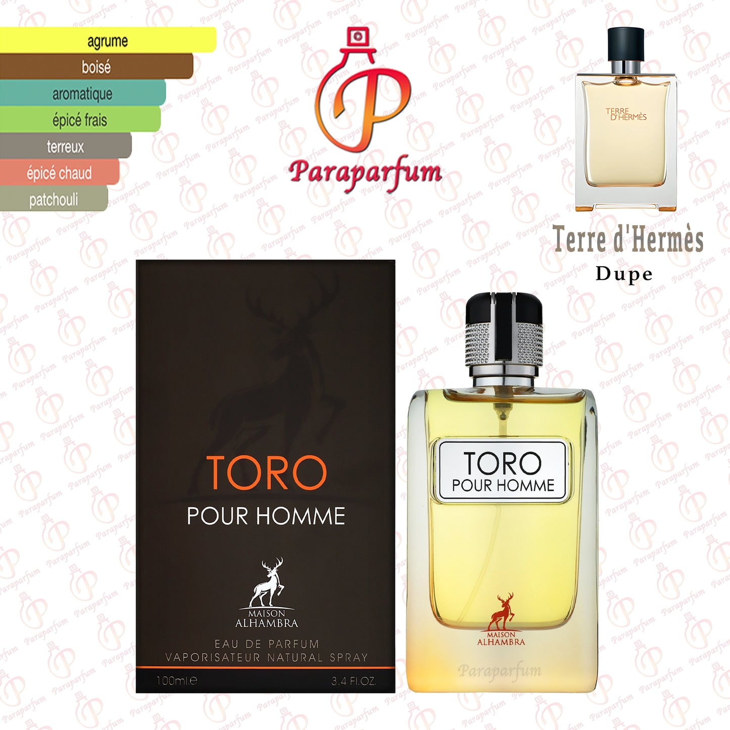 Toro Pour Homme Maison Alhambra 100ml