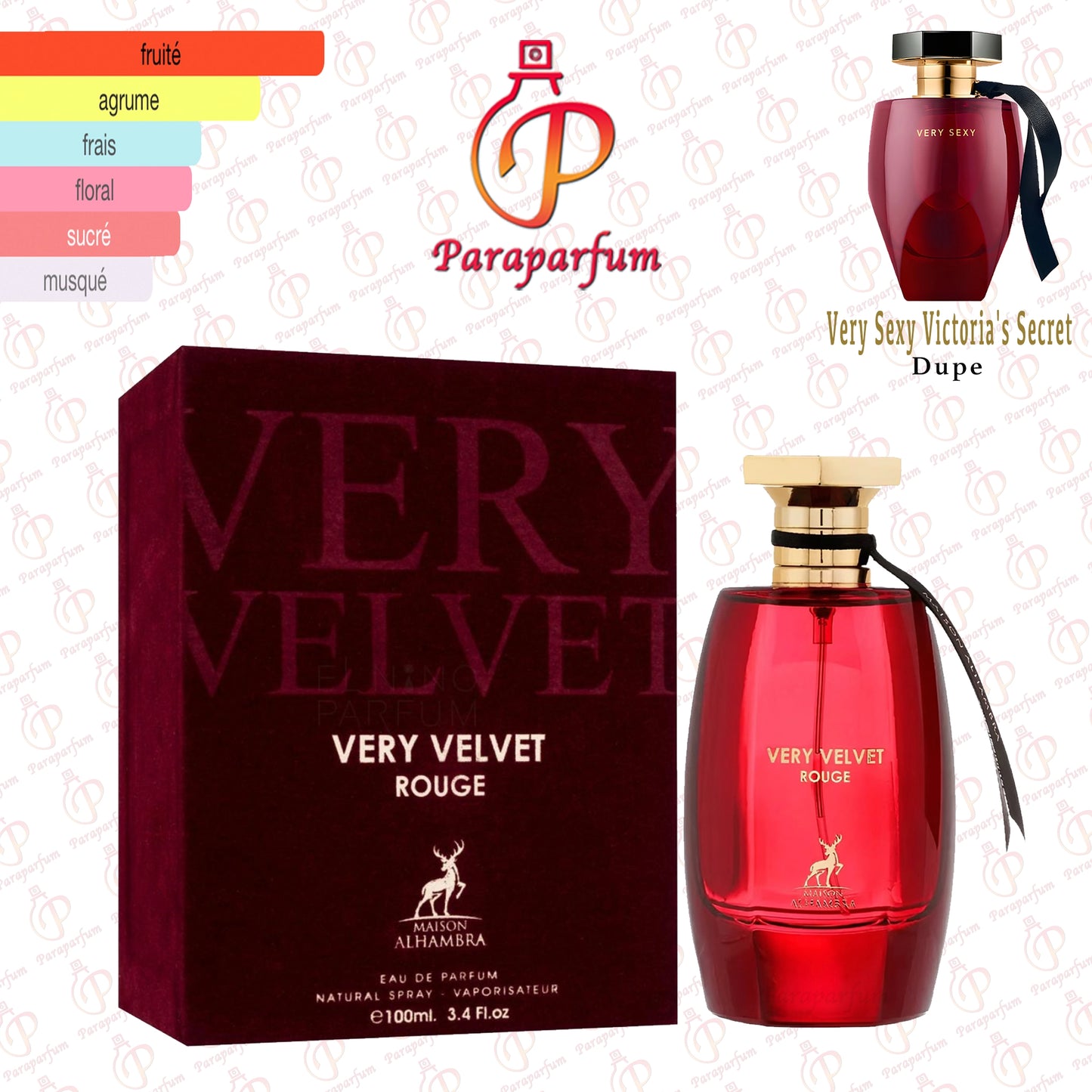 Very Velvet Rouge Maison Alhambra 100ml