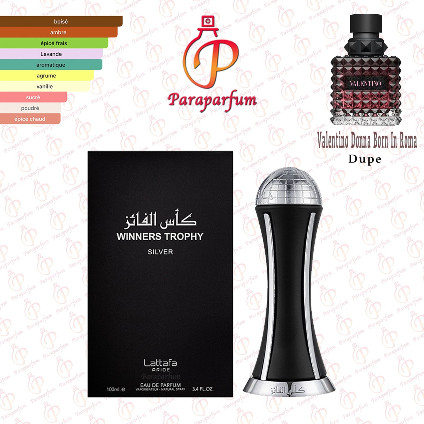 Winners Trophy Silver Lattafa 100ml