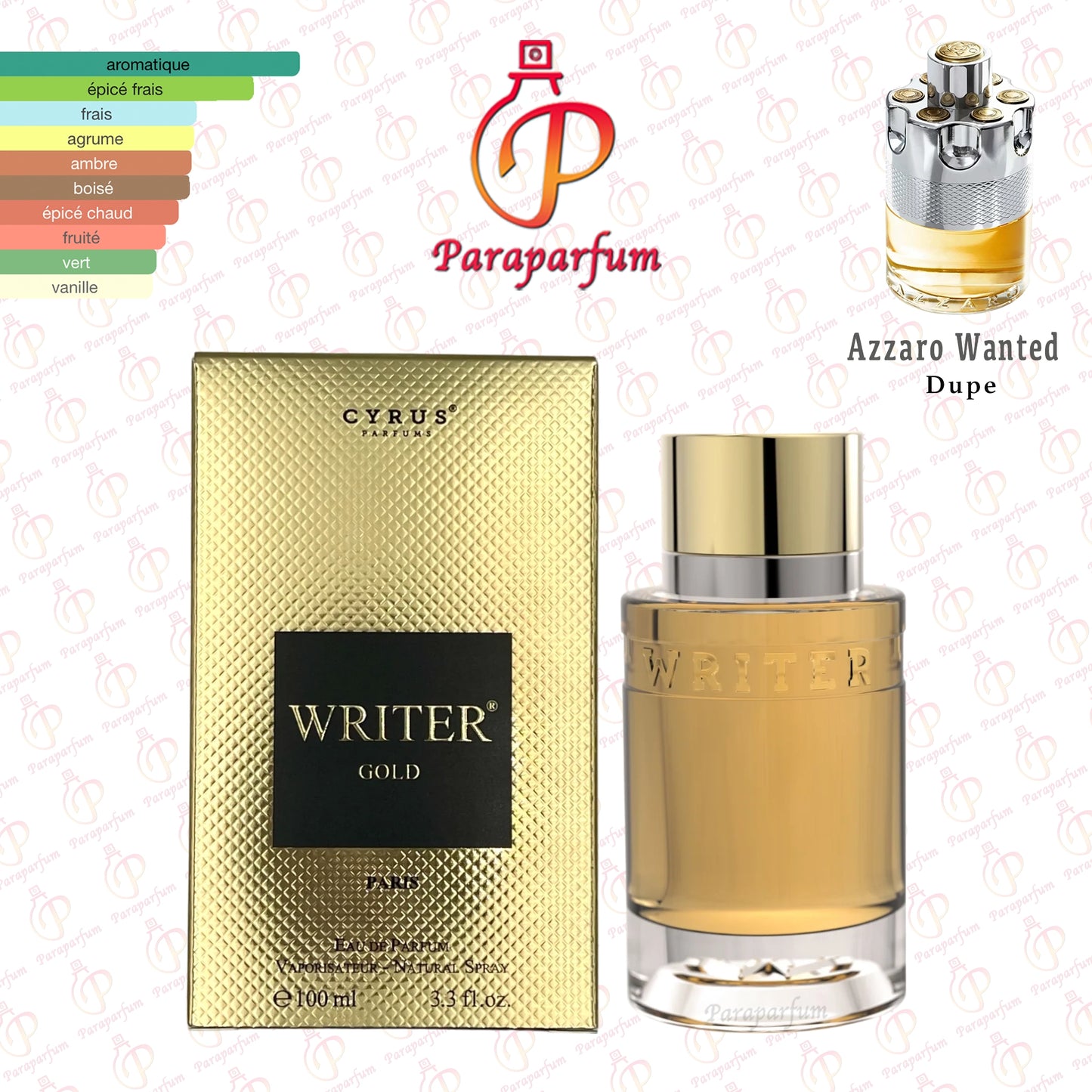 Writer Gold Cyrus 100ml