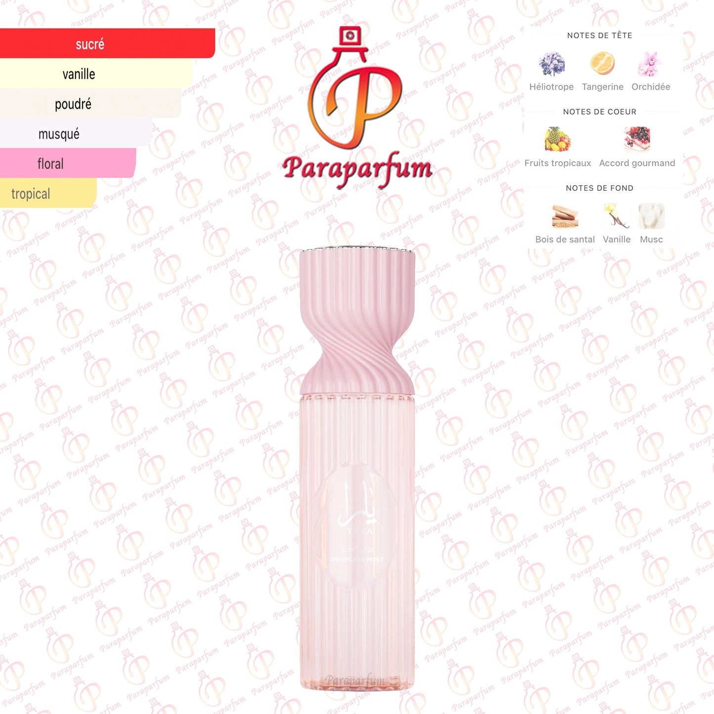 Yara Body Mist Lattafa 250ml