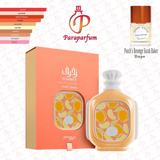 Zukhruf Peach Please Zimaya 100ml