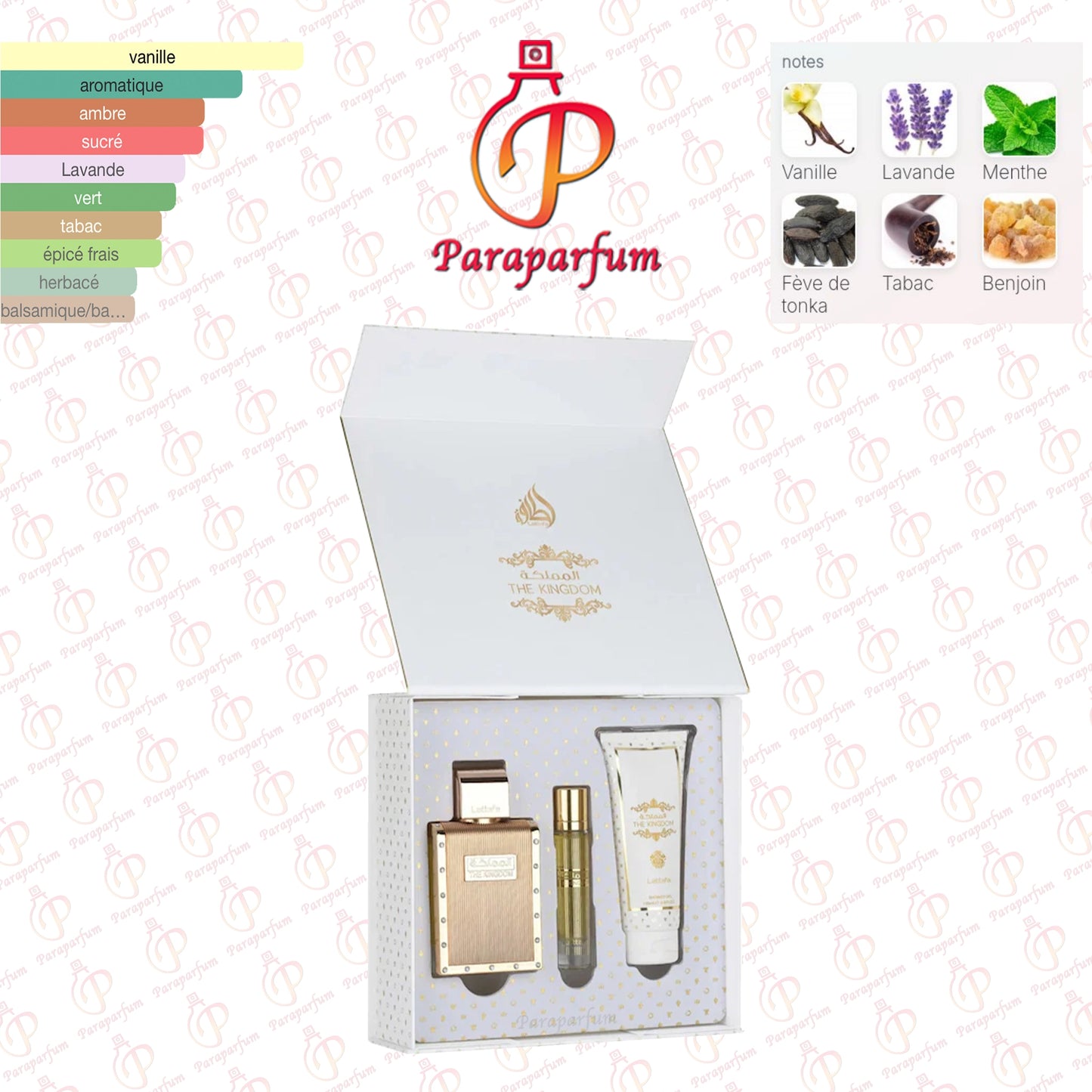 Coffret The Kingdom Almamlaka Homme Lattafa