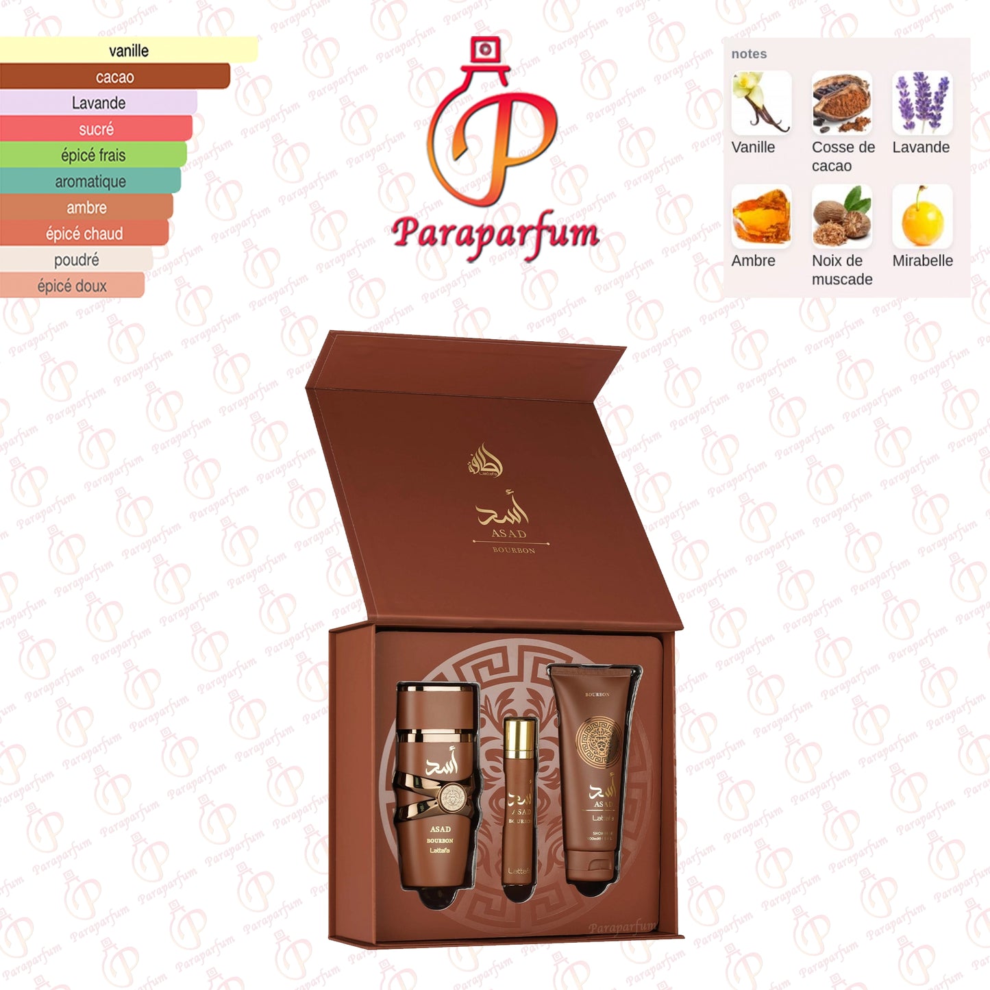 Coffret Asad Bourbon Lattafa