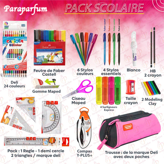 Pack Fournitures Scolaires Deli Fille Tout-en-Un