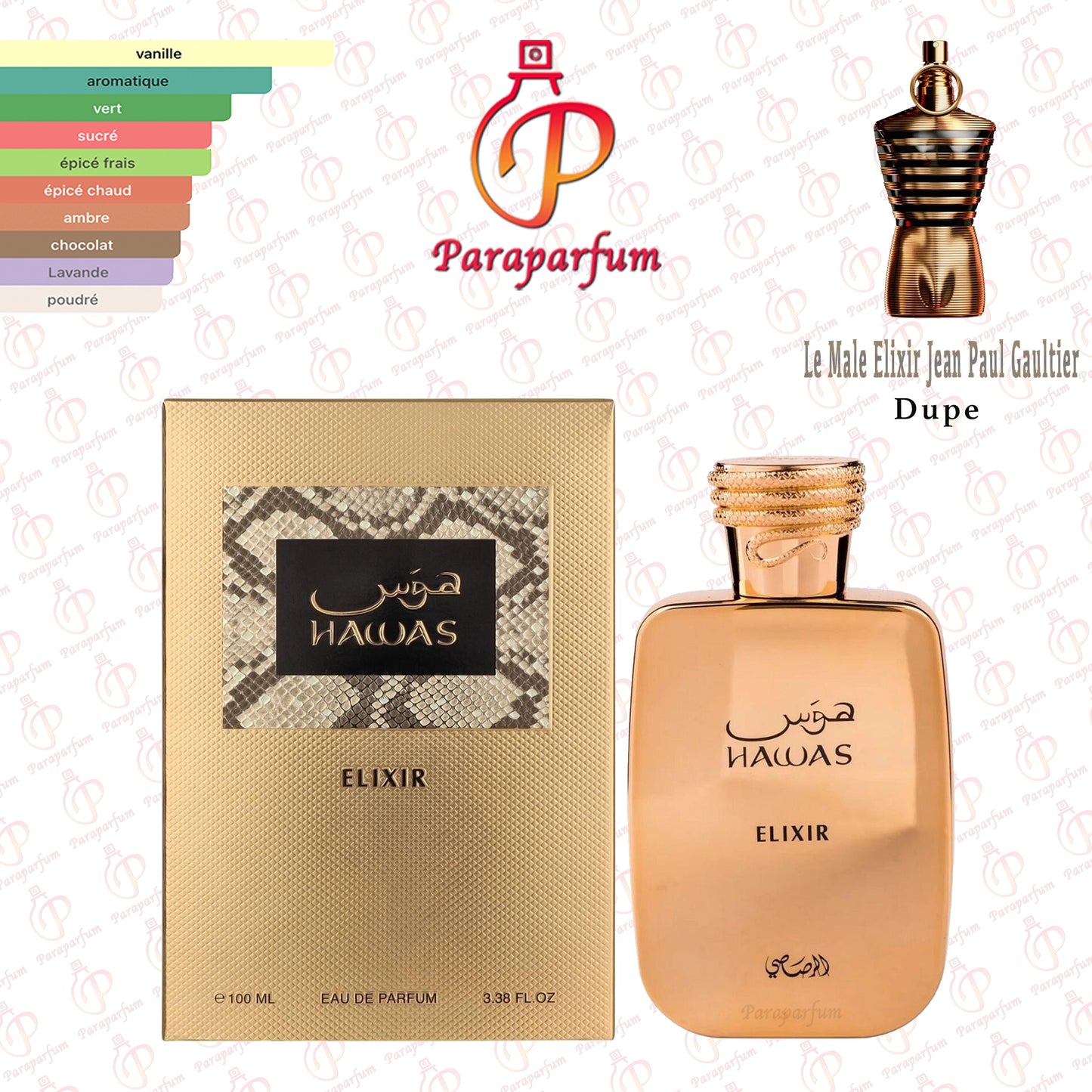 Hawas Elixir Rasasi 100ml
