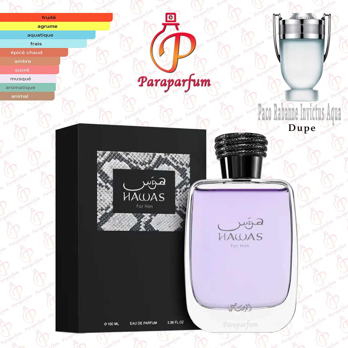 Hawas for Him Rasasi 100ml