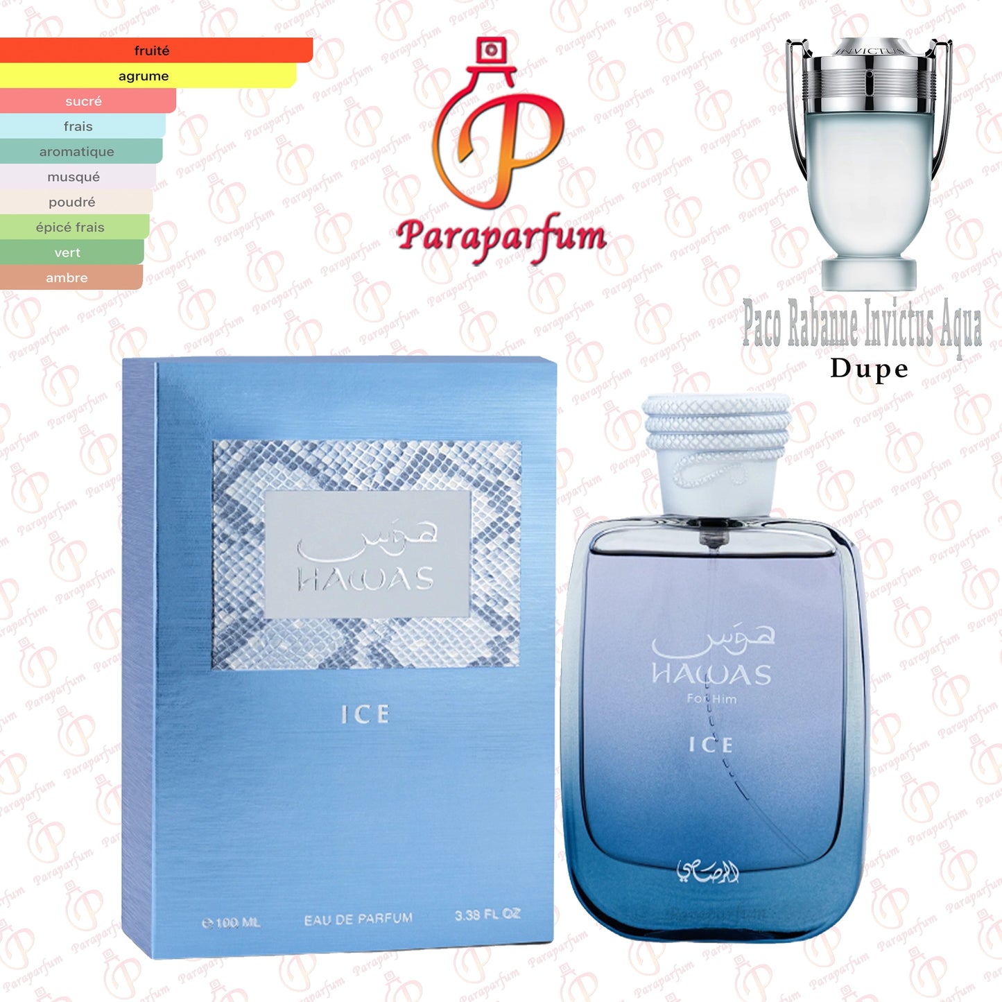 Hawas Ice Rasasi 100ml