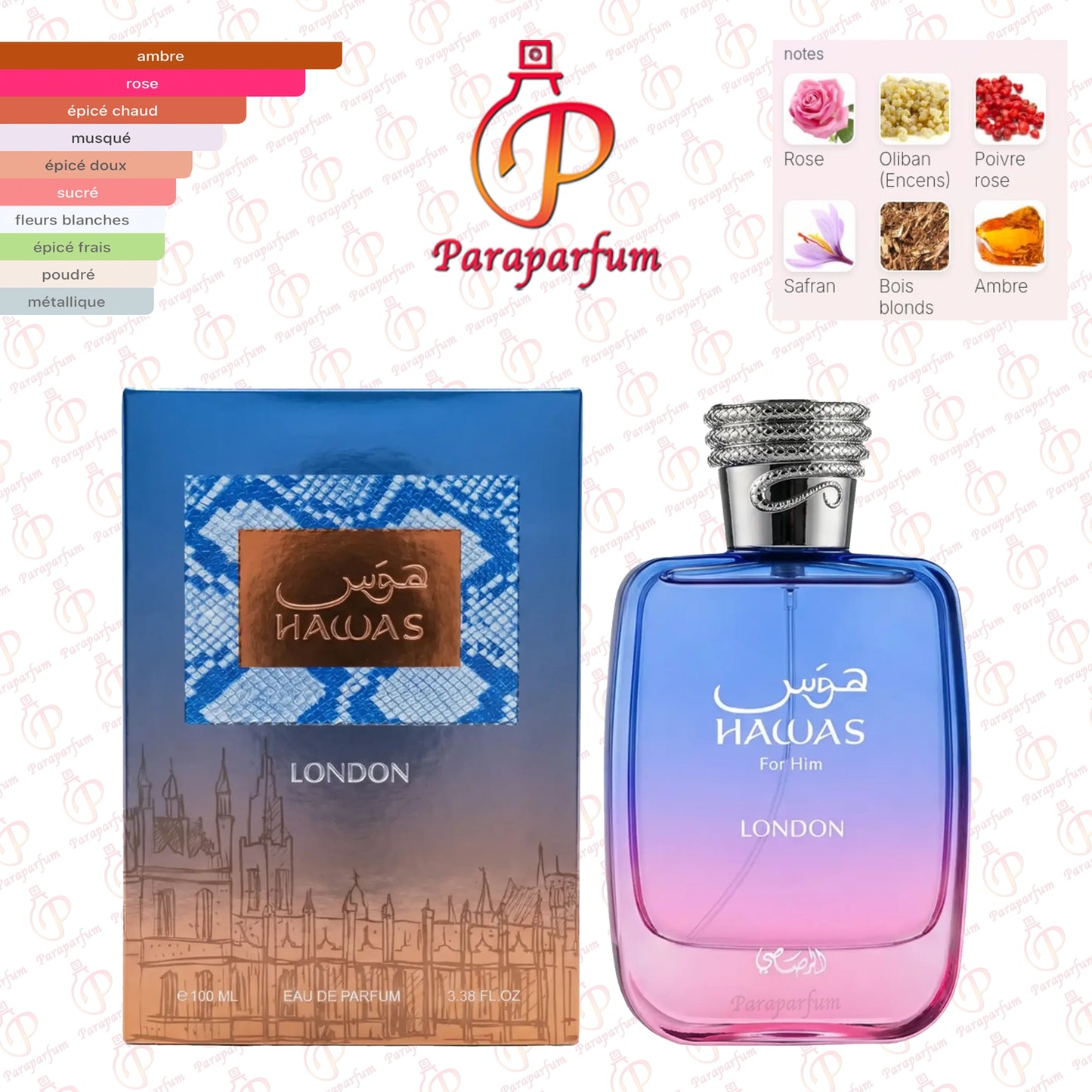 Hawas London Rasasi 100ml
