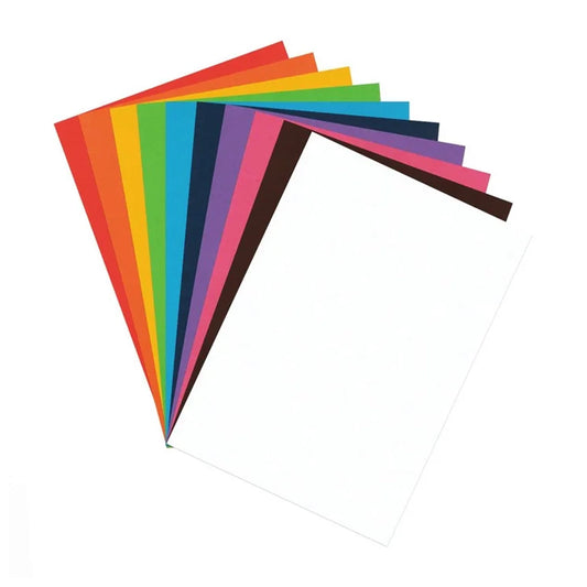 Papier à dessin couleurs Canson 150g/m² 24x32 cm Pochette 10 feuilles