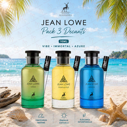 Pack 3 Jean Lowe Maison Alhambra (Vibe, Immortal & Azure) 10ml