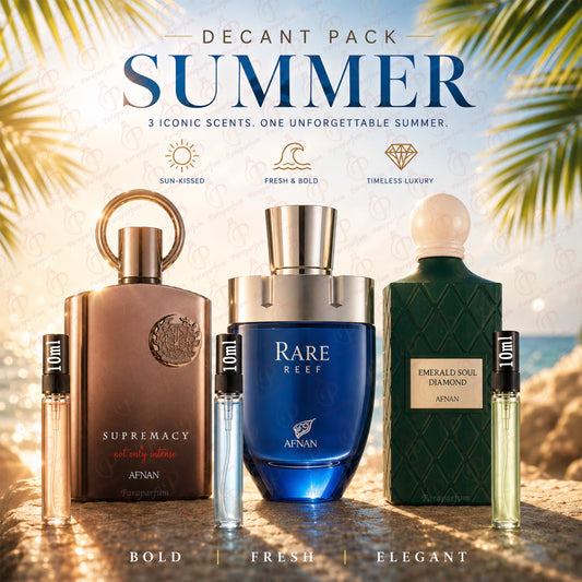 Pack summer (Supremacy Not Only Intense, Emerald Soul Diamond & Rare) 10ml